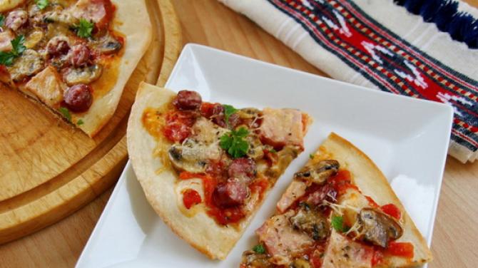 Пицца в домашних условиях — вкусные рецепты